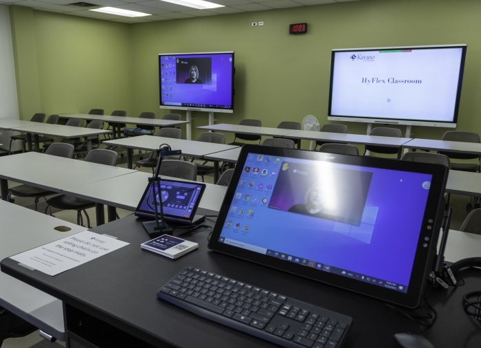 hyflex classroom at Keyano