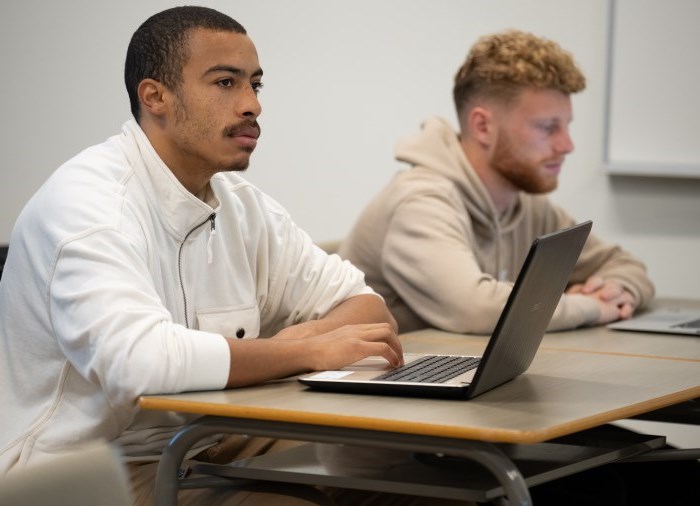 students in class